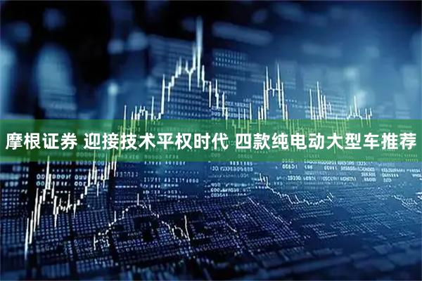 摩根证券 迎接技术平权时代 四款纯电动大型车推荐